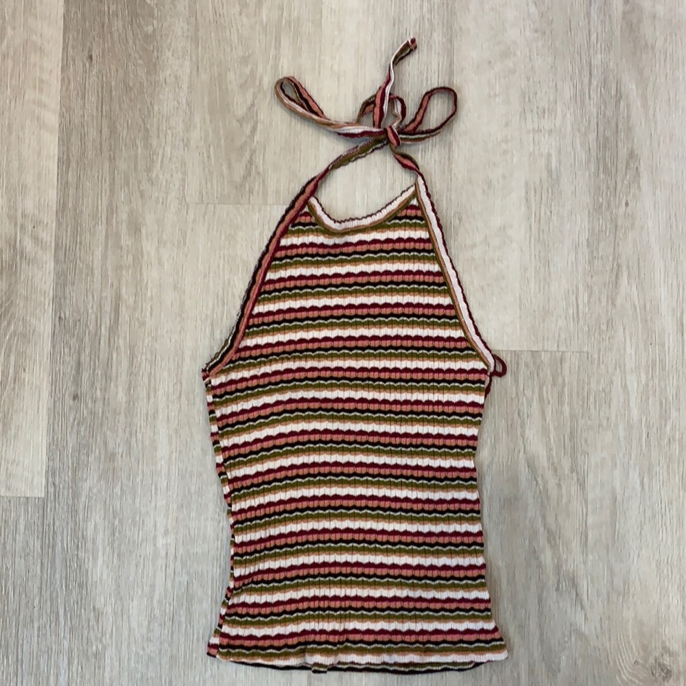 Stripped American Eagle Halter top